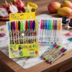 12 Pcs KRAKTER Glitter Pen Set - Image 2
