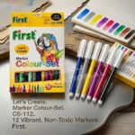 First CS-112 Colour Marker Set (12 Colors) - Image 2